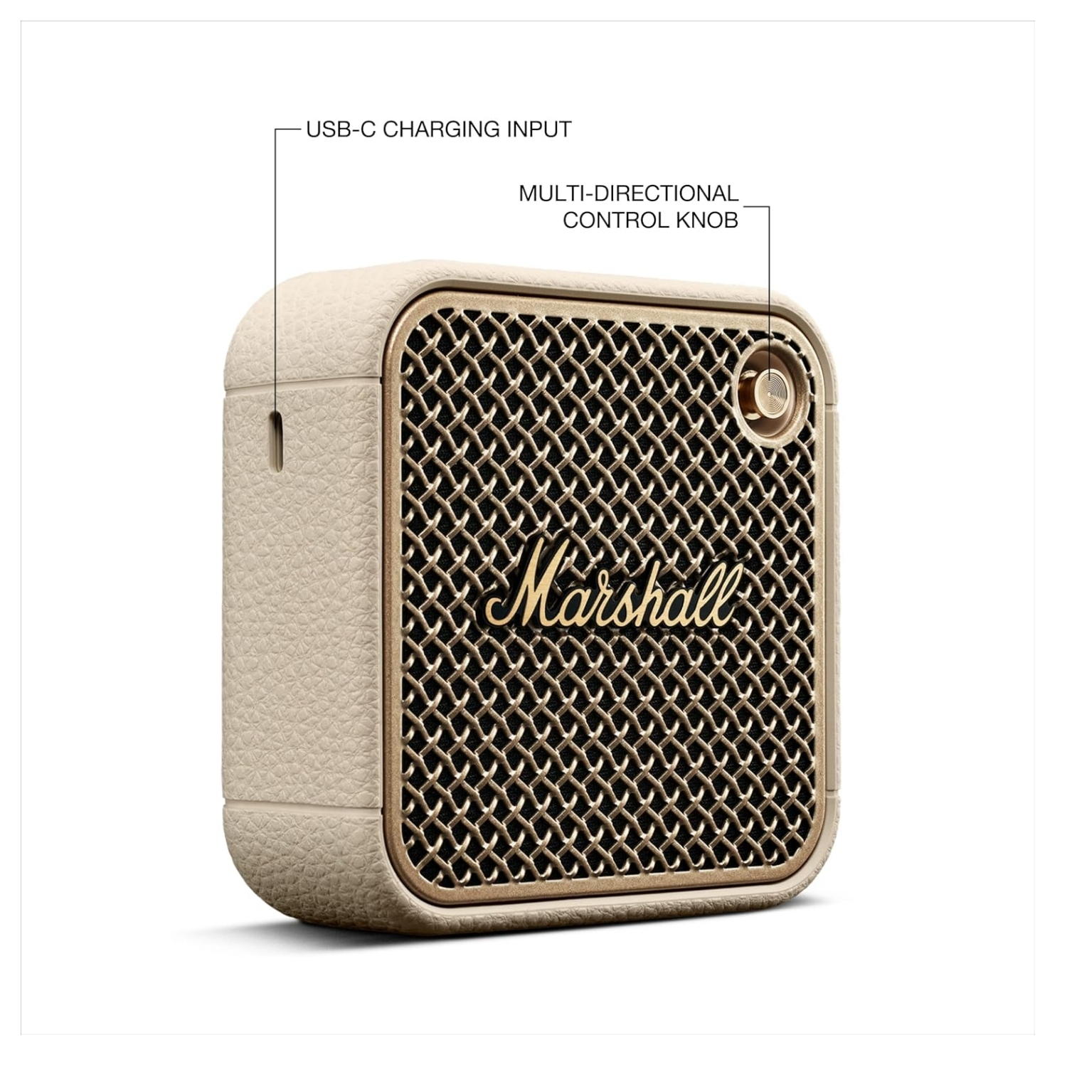 PARLANTE BLUETOOTH PORTATIL MARSHALL WILLEN II IP67 17HRS CREMA - 4