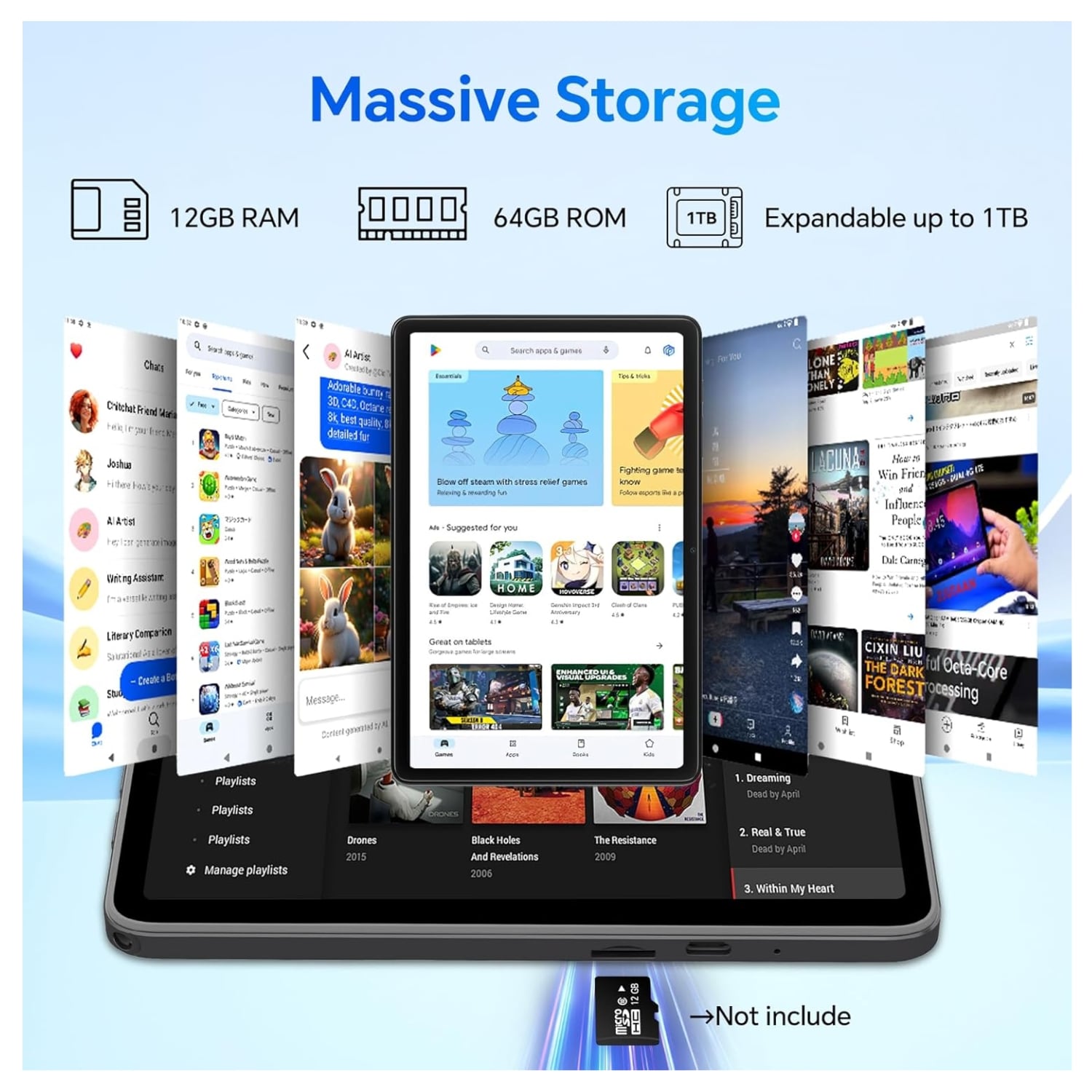 TABLET BLACKVIEW TAB 20 WIFI 10.1” 64GB SPACE GREY 4GB RAM - 4