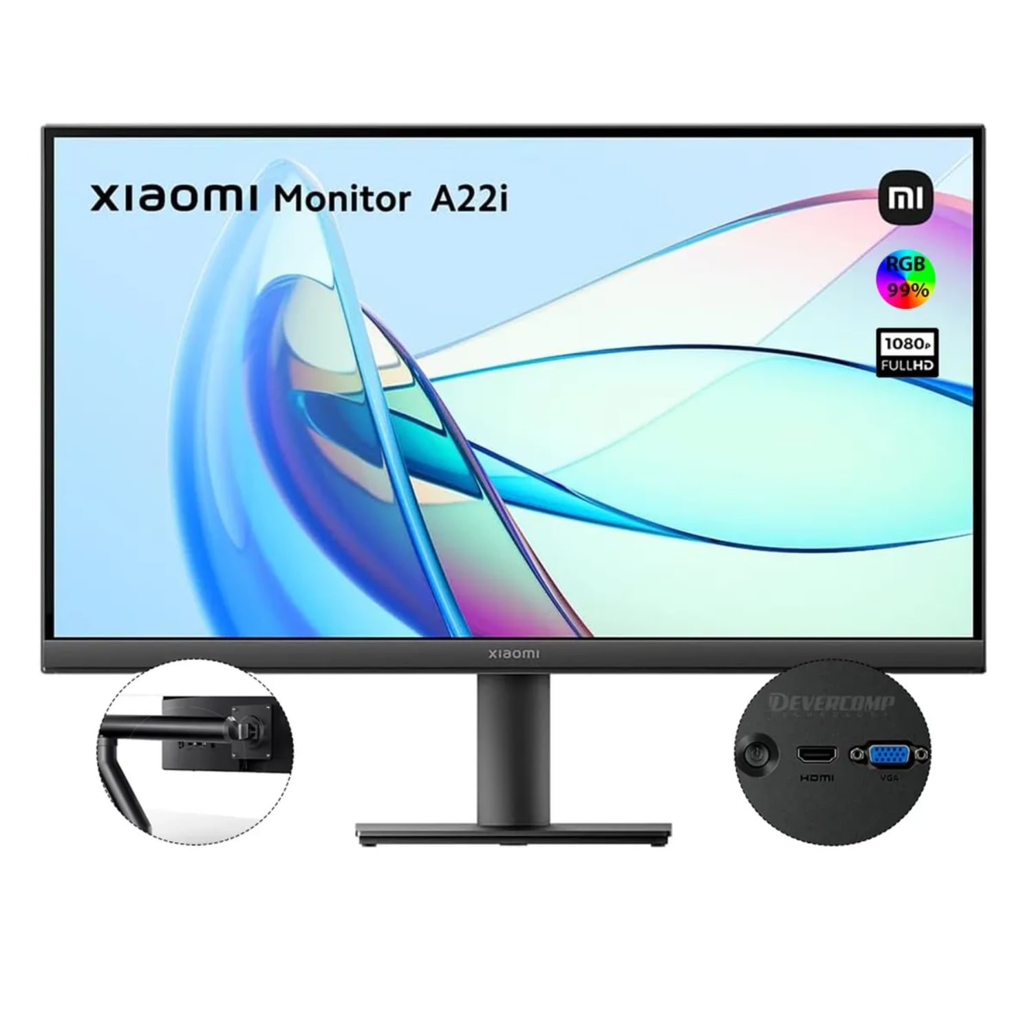 MONITOR GAMER XIAOMI A22I 21.45” FULL HD 75HZ - 1