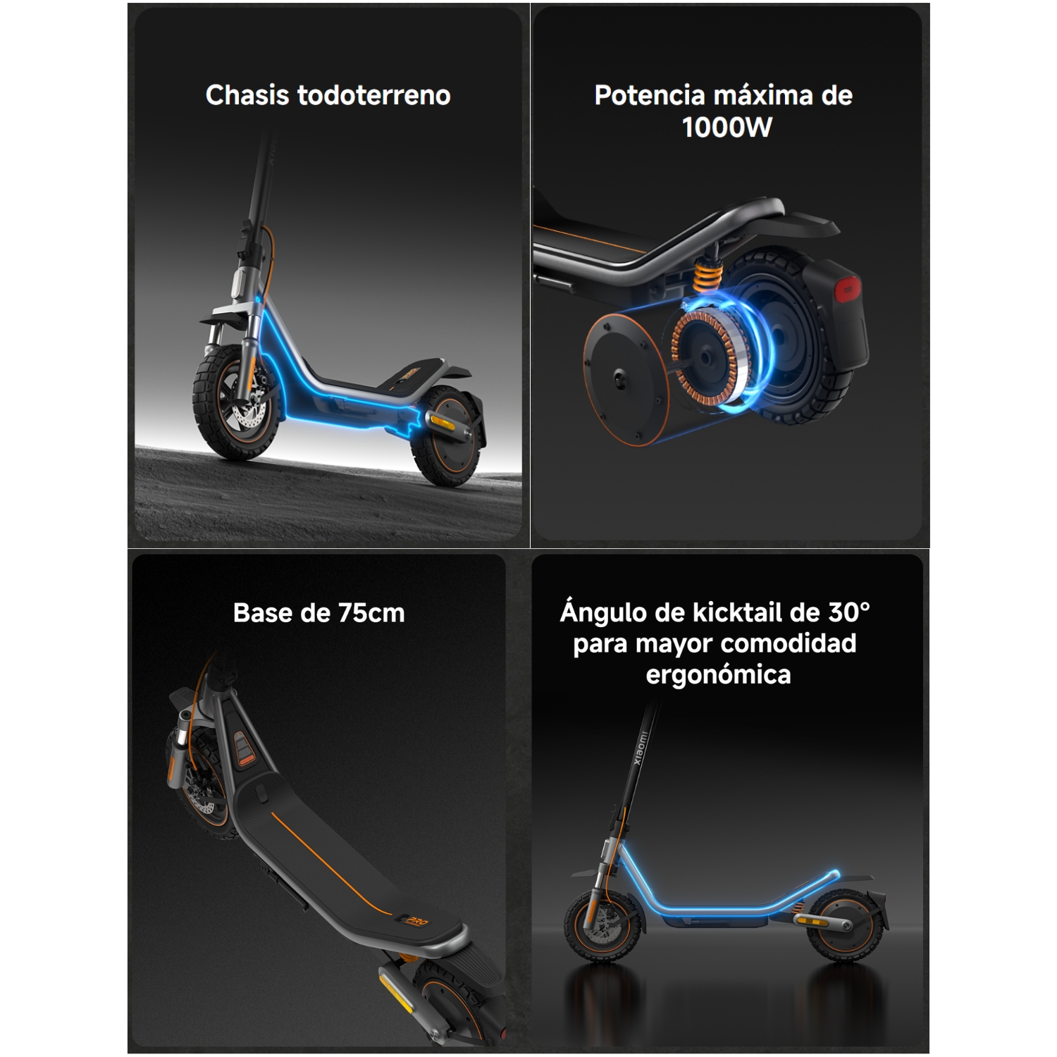 SCOOTER XIAOMI ELECTRIC SCOOTER 6 PRO NEGRO GL - 5