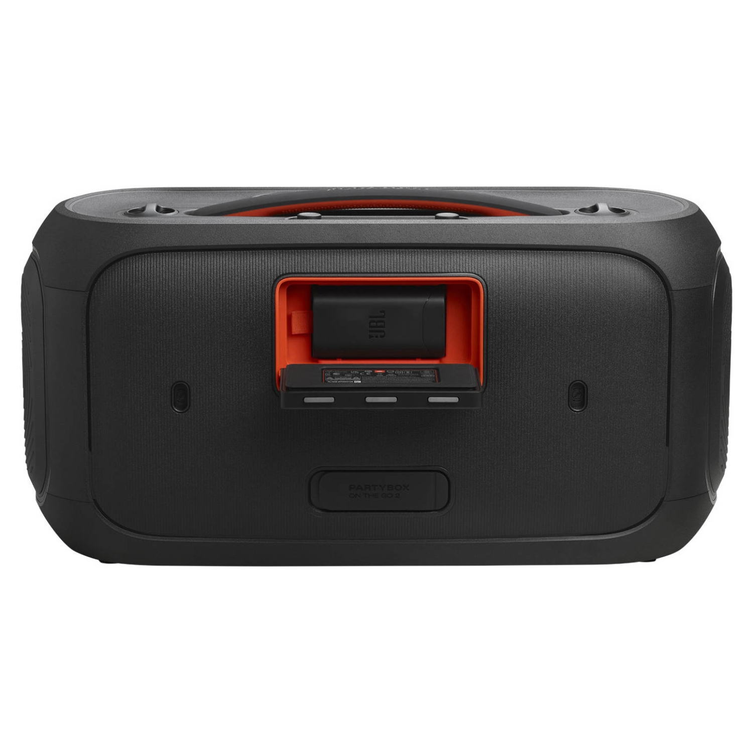 PARLANTE BLUETOOTH JBL PARTYBOX ON THE GO 2 100W IPX4 NEGRO CON MICRÓFONO - 5