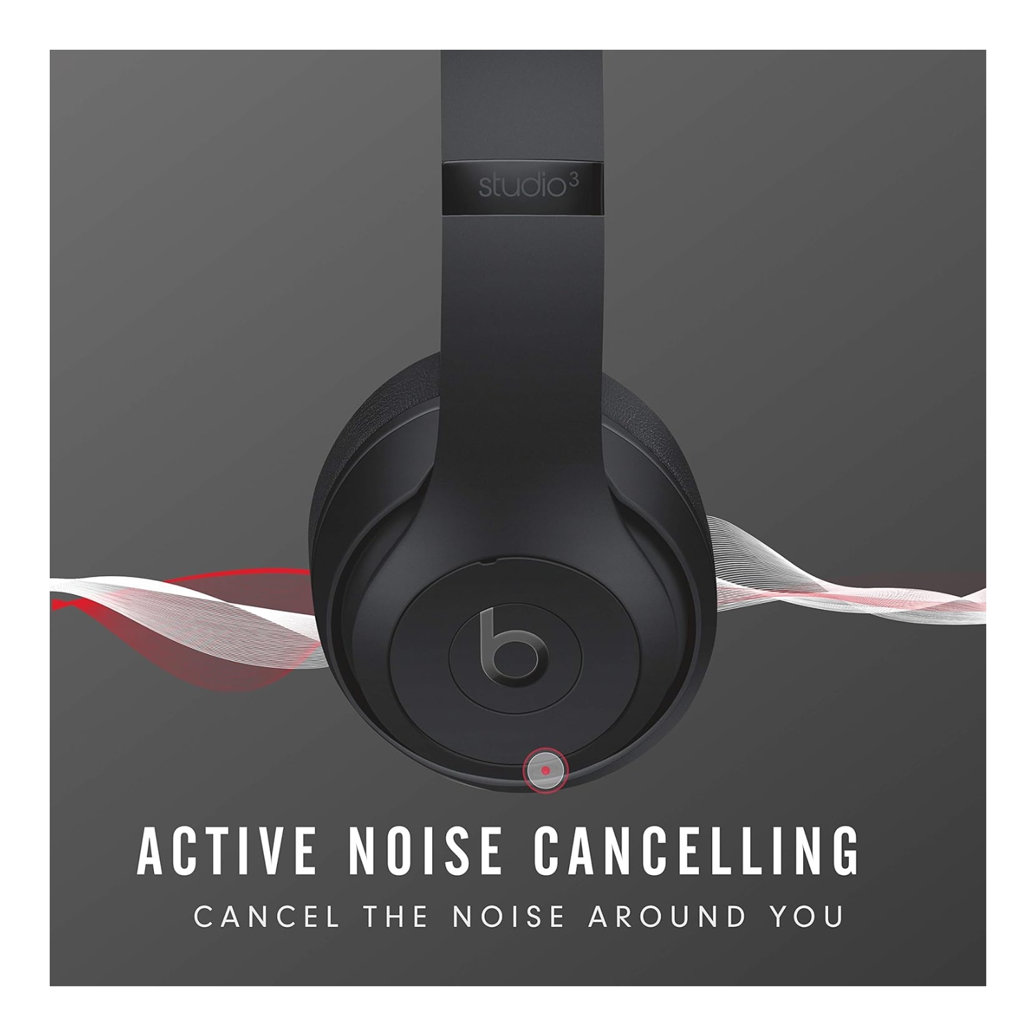 AUDIFONO BEATS STUDIO 3 WIRELESS NEGRO ANC 22H - 4