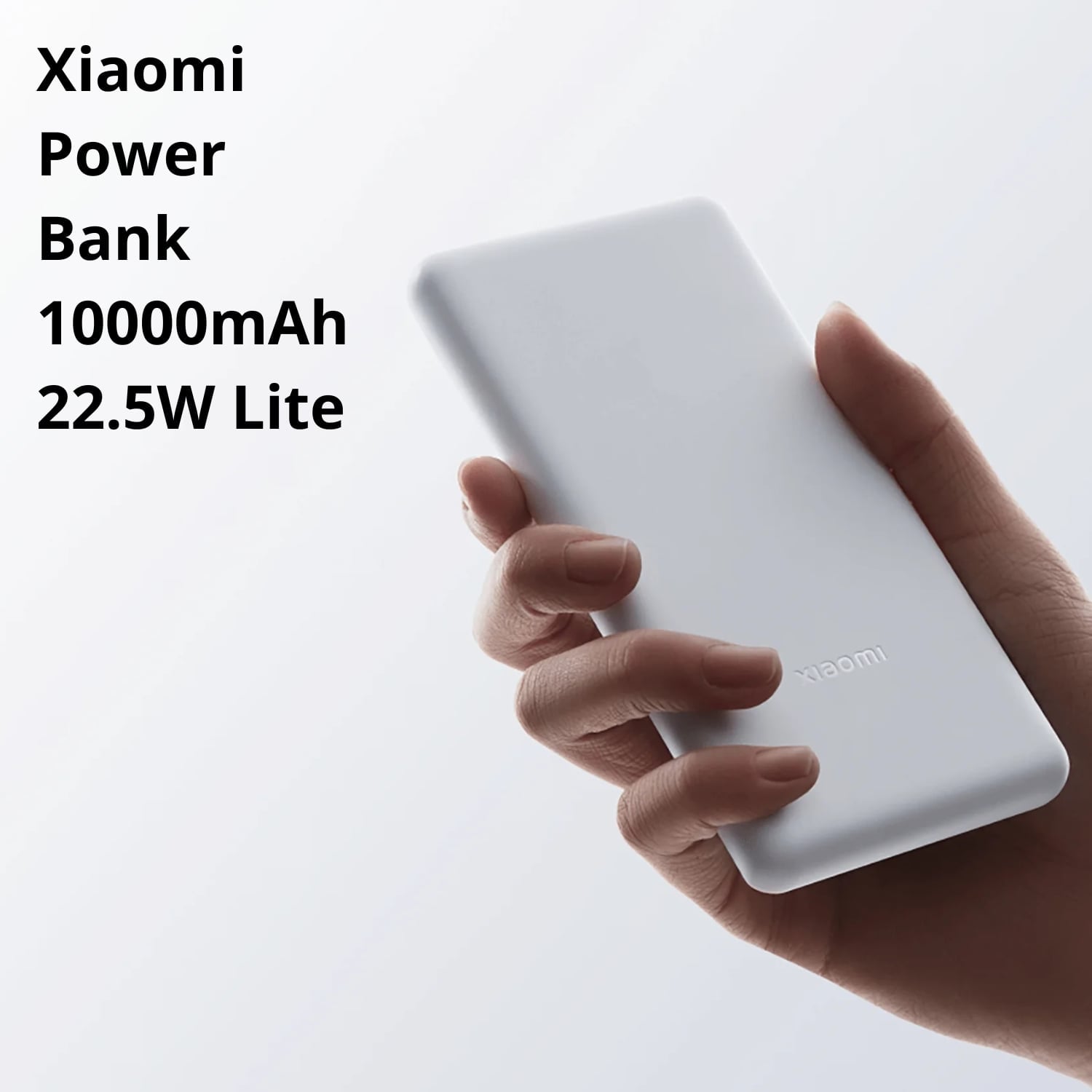 POWER BANK XIAOMI 10000 MAH 22.5W LITE BLANCO - 4