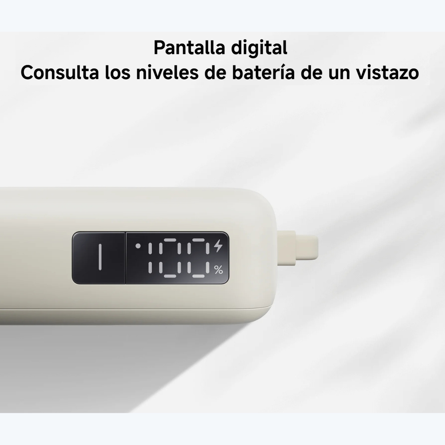 XIAOMI POWER BANK 10000MAH 67W BEIGE PARA CELULAR Y LAPTOP - 6