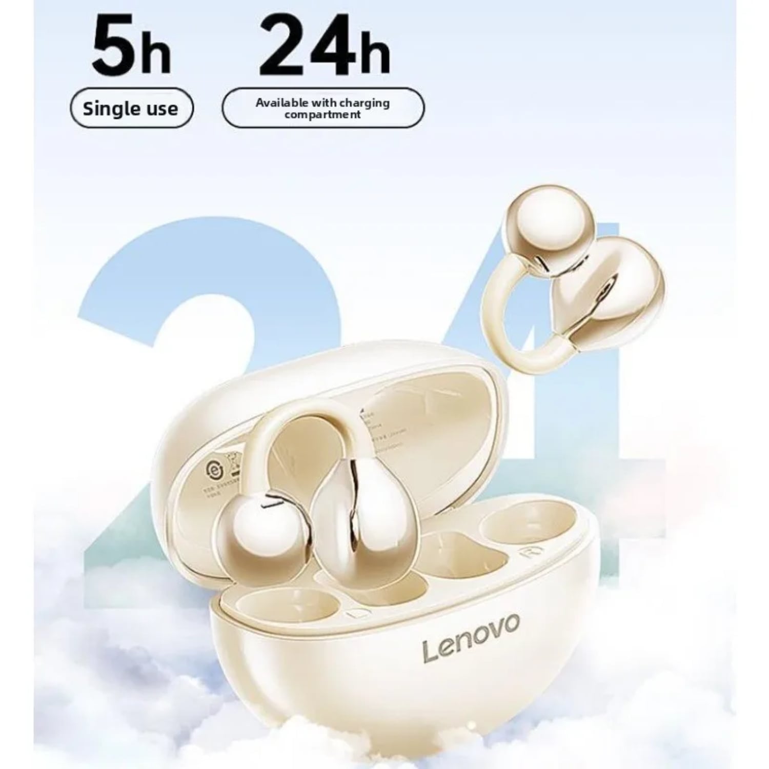 AUDÍFONO LENOVO TA410 CLIP EAR 24H - 2