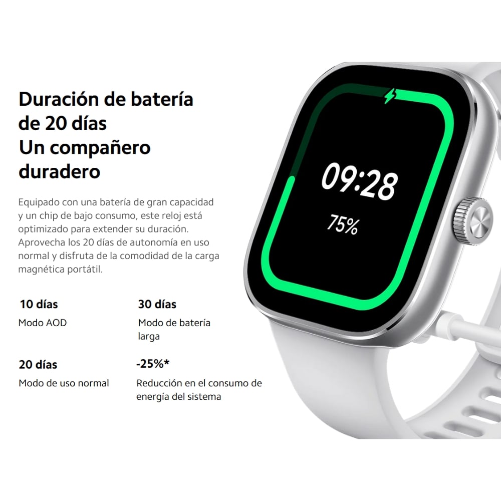 SMARTWATCH XIAOMI REDMI WATCH 4 NEGRO GPS LLAMADAS - 4