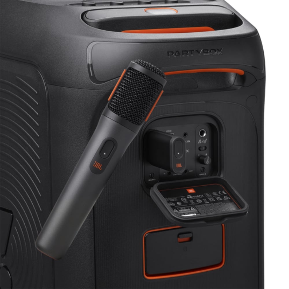 PACK JBL PARTYBOX ENCORE ESSENTIAL 2 + MICROFONO PARTYBOX NEGRO - 4