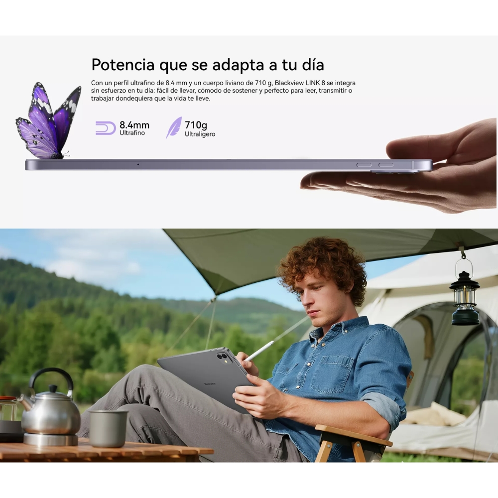 TABLET BLACKVIEW LINK 8 WIFI 12.7” 256GB AZUL 6GB RAM 8400 MAH - 4