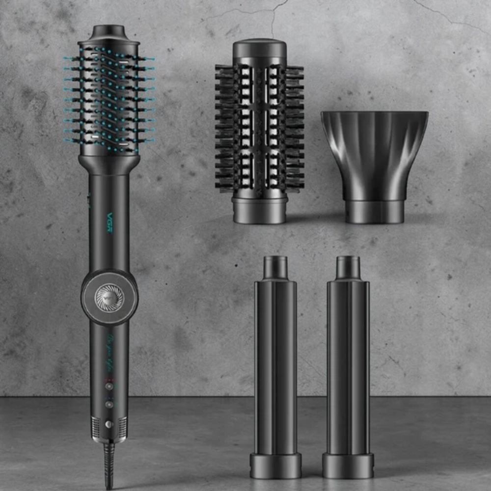 CEPILLO MULTISTYLER VGR VOYAGER V-483 PROFESIONAL 5 EN 1 NEGRO - 3