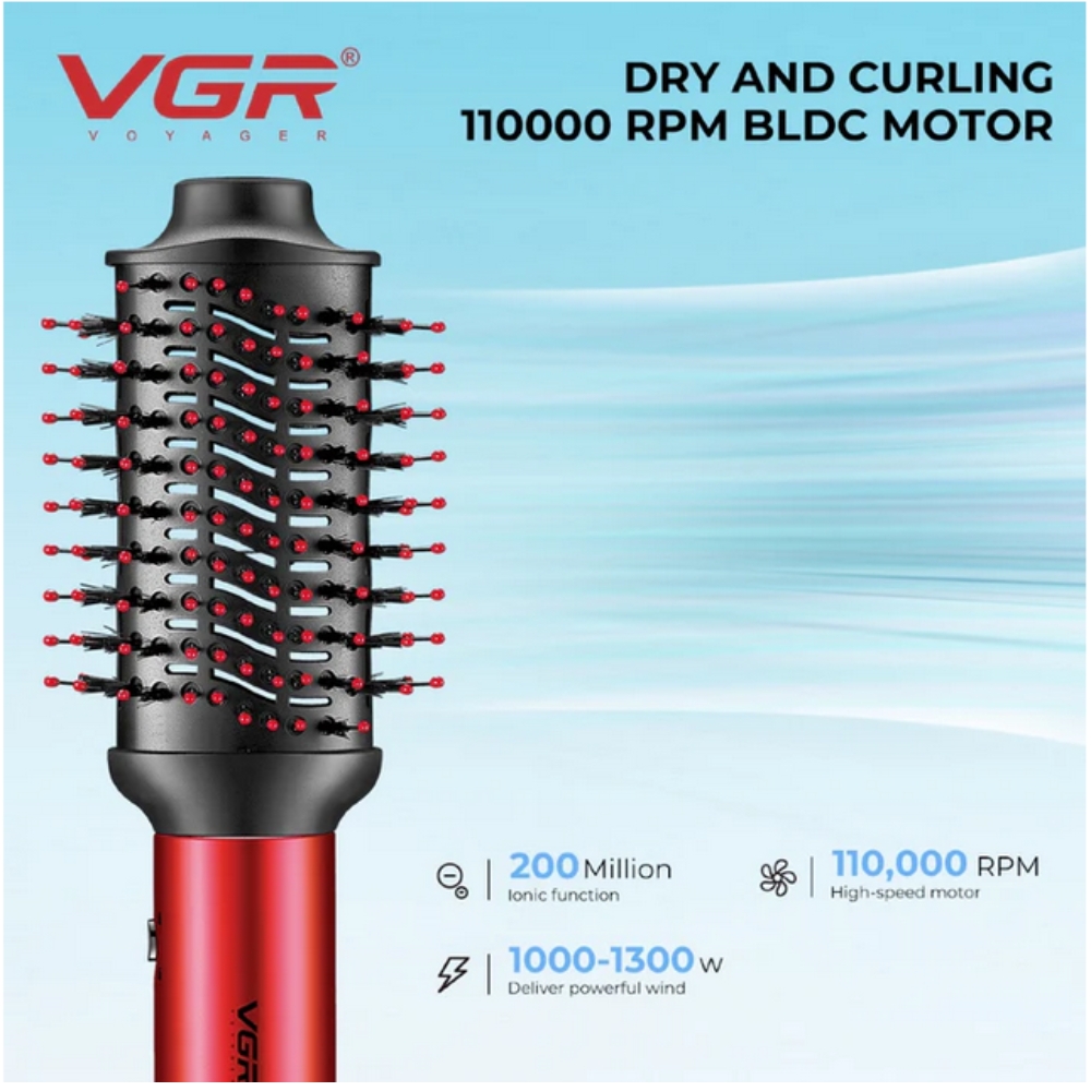 CEPILLO MULTISTYLER VGR VOYAGER V-483 PROFESIONAL 5 EN 1 NEGRO - 3