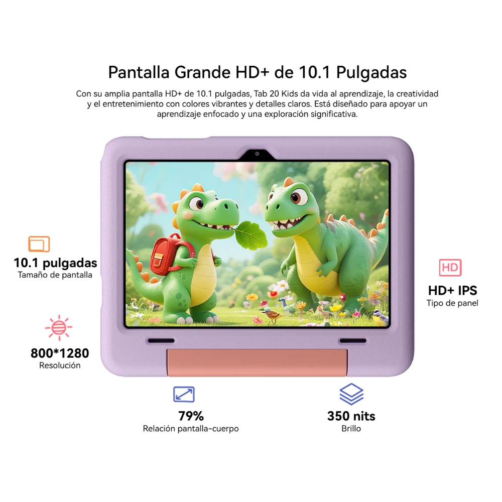 TABLET BLACKVIEW TAB 20 KIDS WIFI 64GB PURPLE 4GB RAM - 5