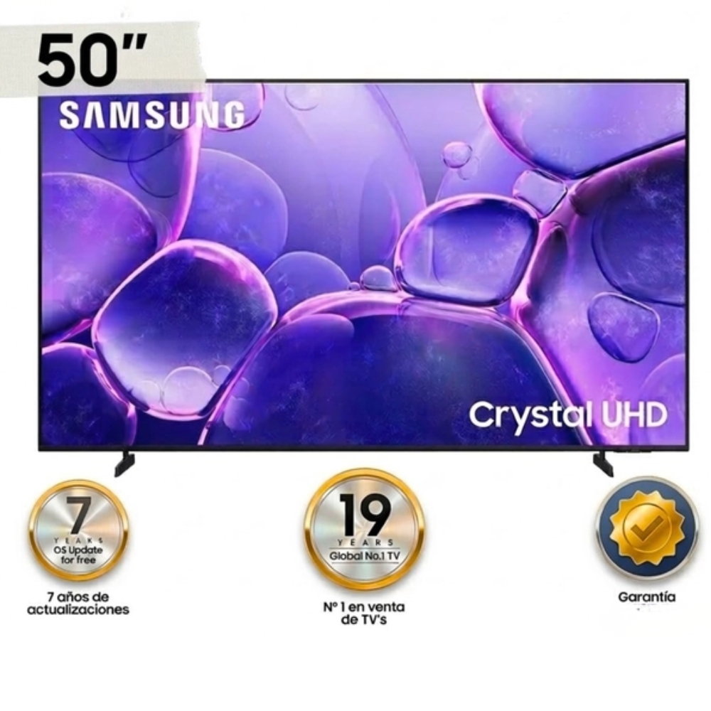 TELEVISOR SAMSUNG SMART TV 50” 4K LED CRYSTAL UHD U8000F - 9