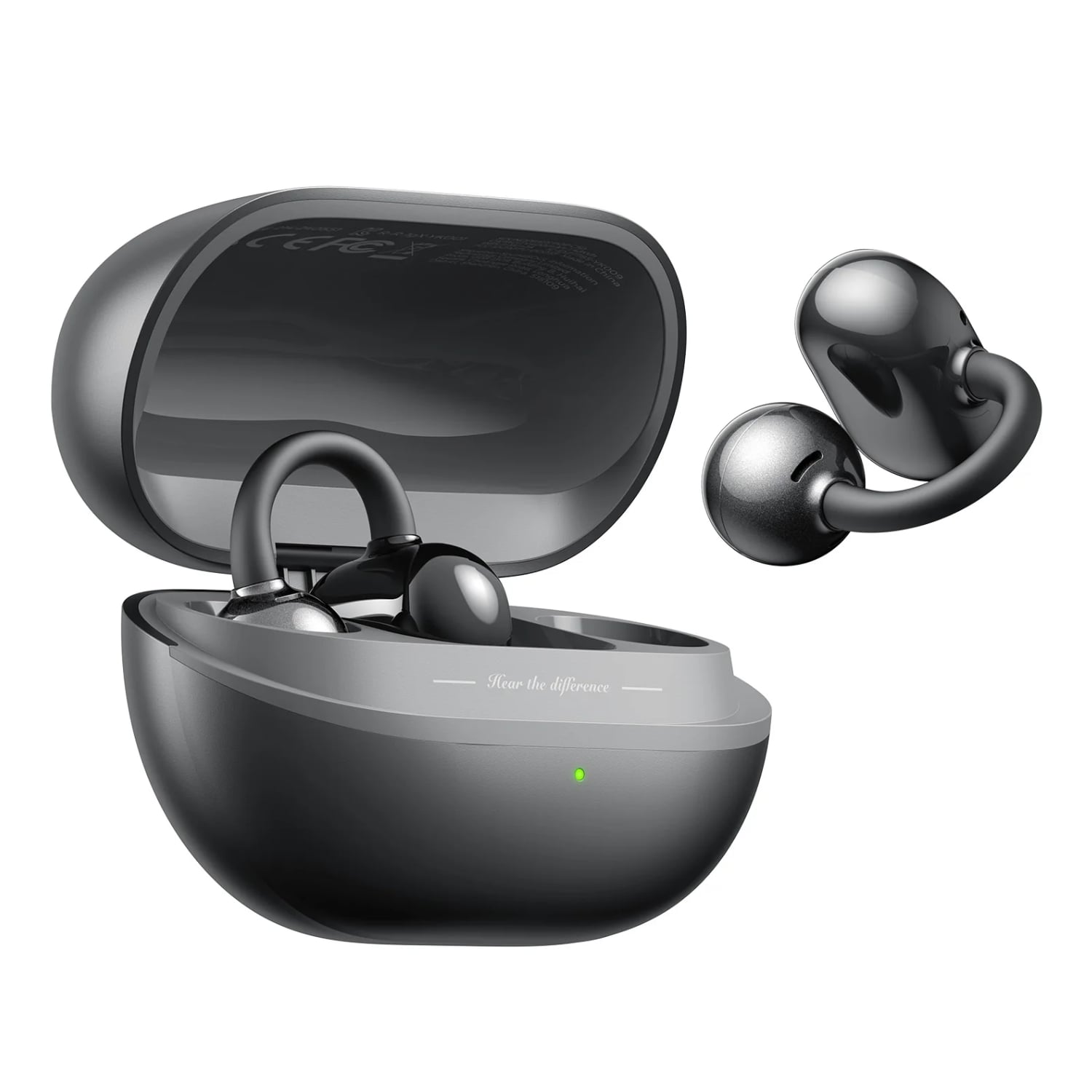 AUDÍFONO SOUNDPEATS POP CLIP BEIGE 30H CON CANCELACION DE RUIDO IPX4 - 2