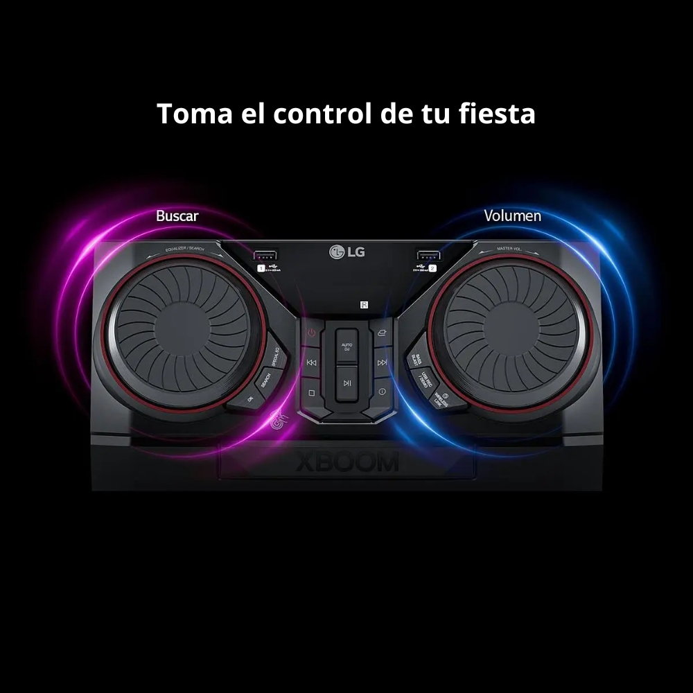 MINICOMPONENTE LG XBOOM CK43N 300W BLUETOOTH RADIO FM - 7