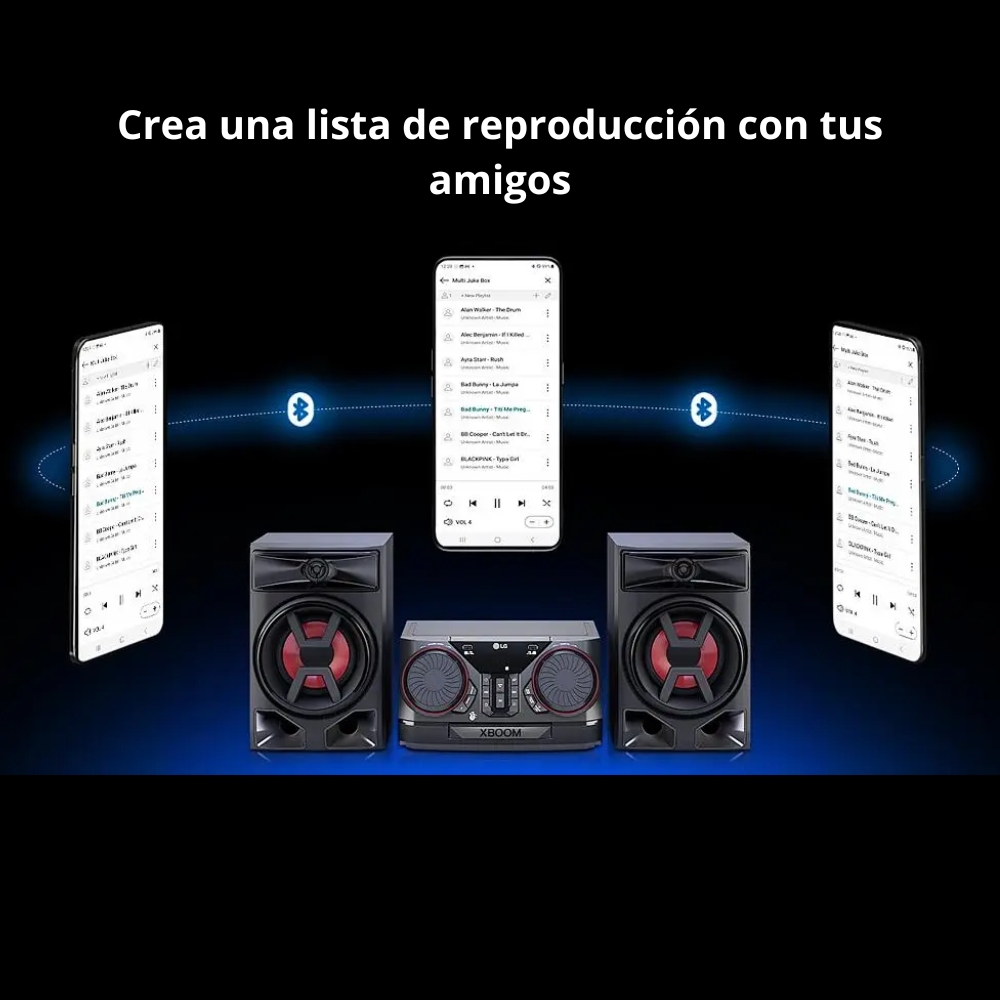 MINICOMPONENTE LG XBOOM CK43N 300W BLUETOOTH RADIO FM - 8