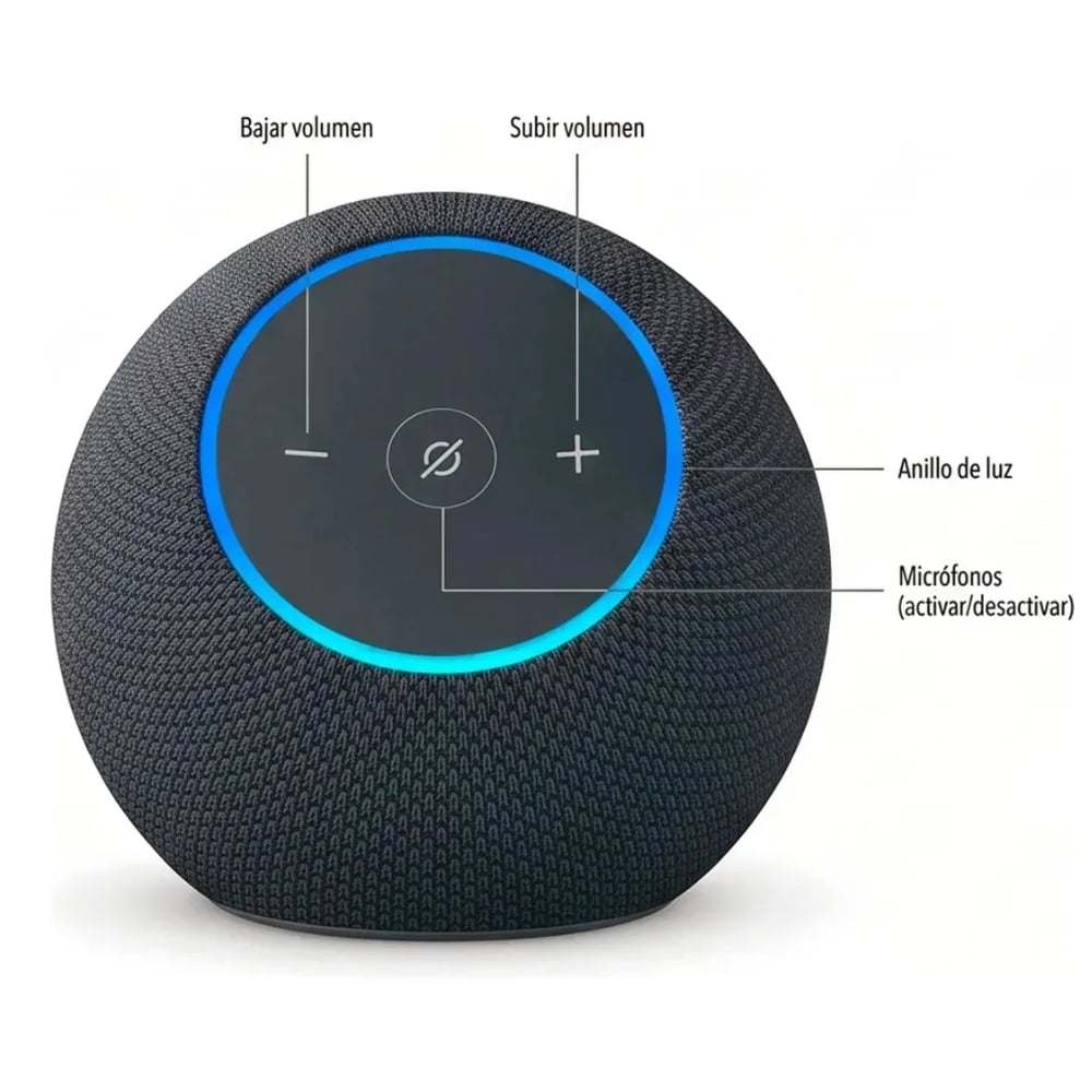 PARLANTE INTELIGENTE AMAZON ECHO DOT MAX CON ALEXA INTEGRADA AZUL - 5