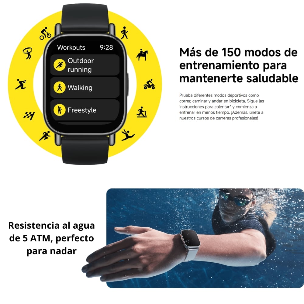 SMARTWATCH REDMI WATCH 5 LITE NEGRO - 8