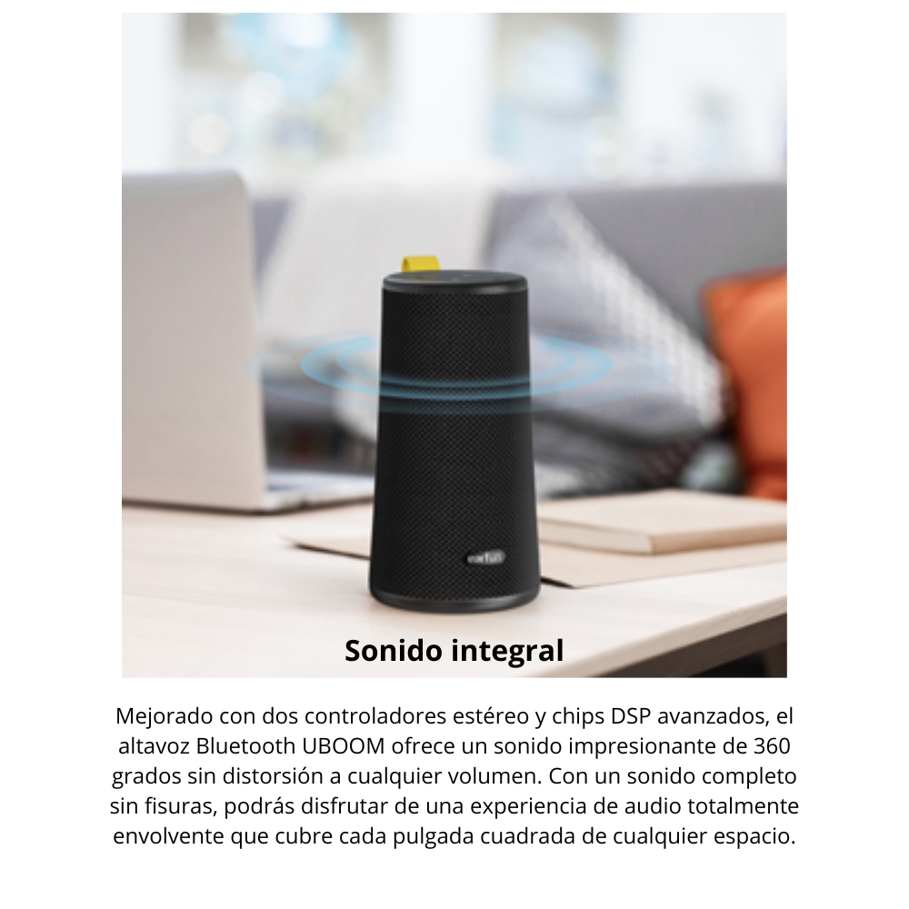 PARLANTE EARFUN UBOOM 24W BLUETOOTH 16H IPX7 - 7