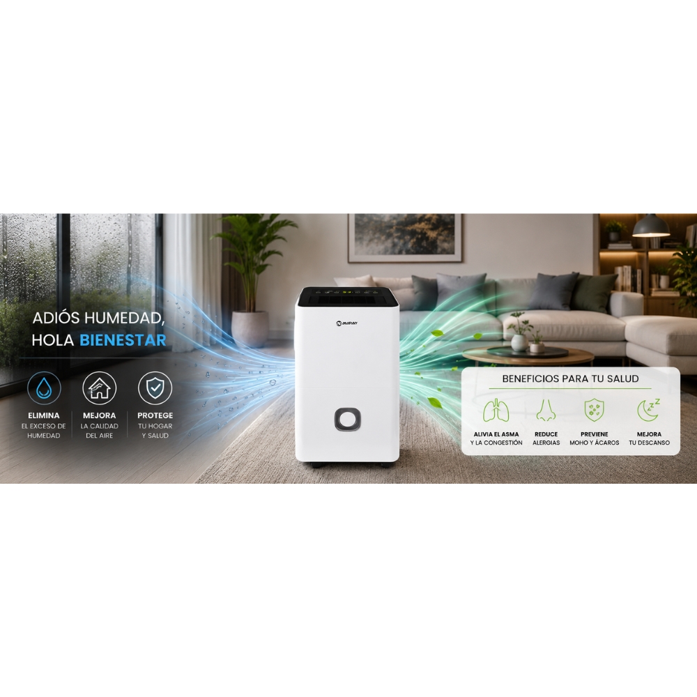 DESHUMEDECEDOR MIRAY DM-125 | 10 LITROS HASTA 20M2 DIGITAL - 8