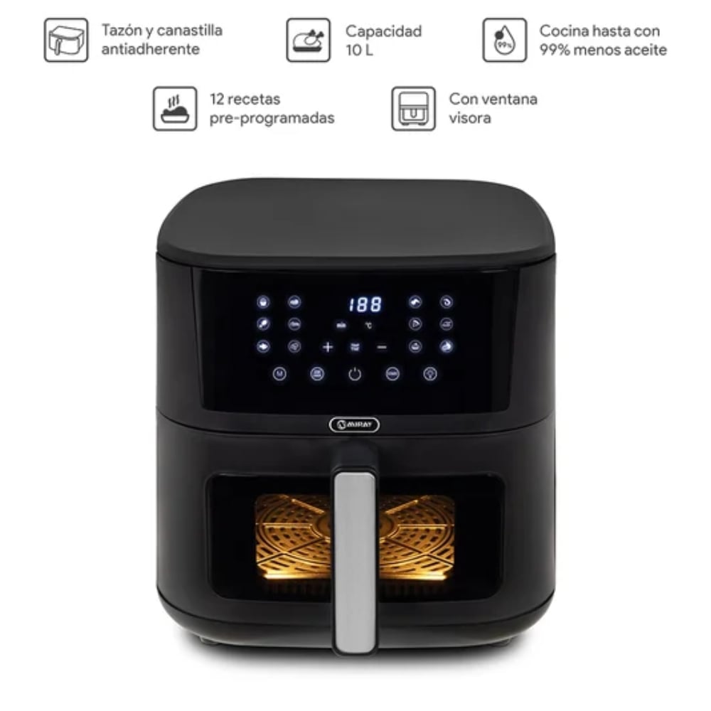 AIR FRYER FREIDORA DIGITAL MIRAY OFM-115 10L - 2