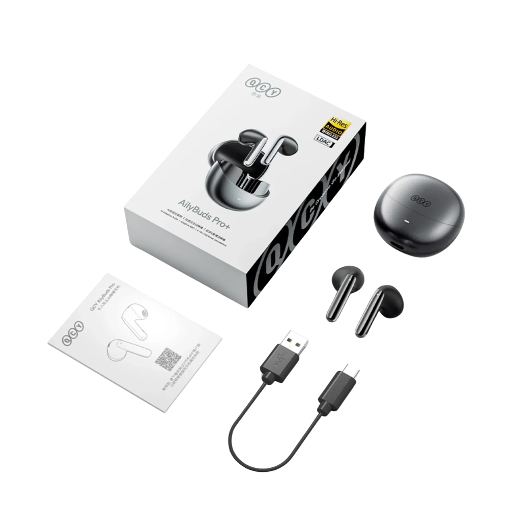 AUDÍFONO QCY AILYBUDS PRO + ANC NEGRO 28H HI-RES BLUETOOTH - 10