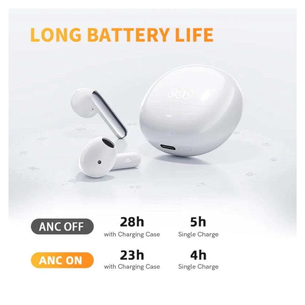 AUDÍFONO QCY AILYBUDS PRO + ANC NEGRO 28H HI-RES BLUETOOTH - 6