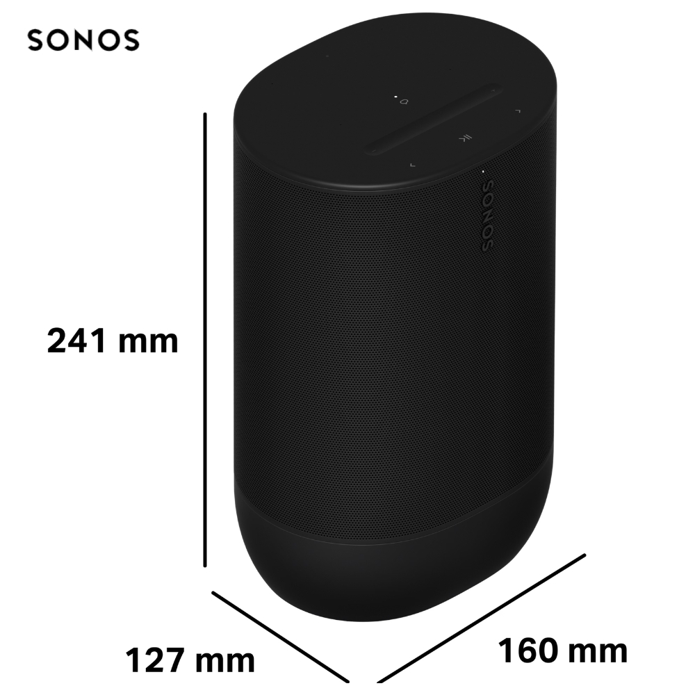 PARLANTE SONOS MOVE 2 WIFI + BLUETOOTH AJUSTE TRUEPLAY 24 HORAS - 7