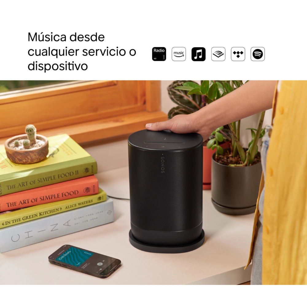 PARLANTE SONOS MOVE 2 WIFI + BLUETOOTH AJUSTE TRUEPLAY 24 HORAS - 8