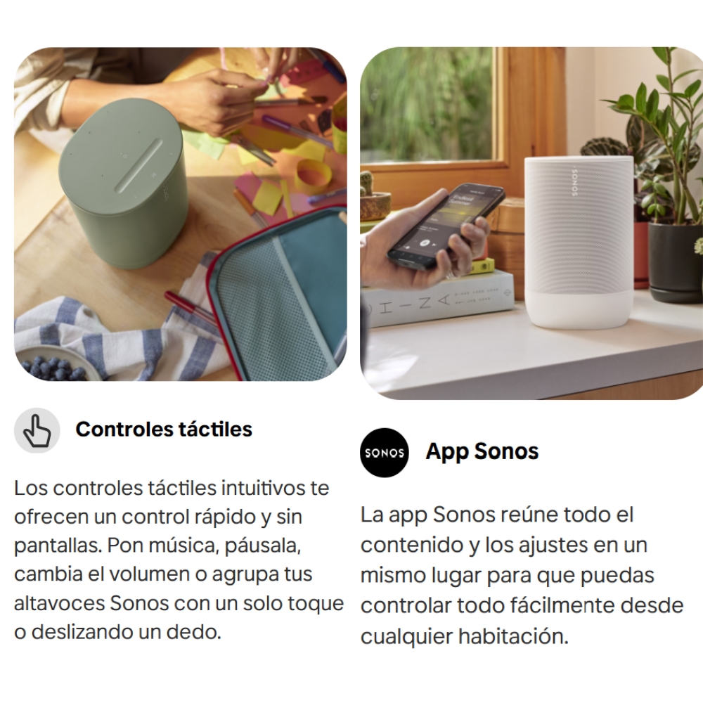 PARLANTE SONOS MOVE 2 WIFI + BLUETOOTH AJUSTE TRUEPLAY 24 HORAS - 9