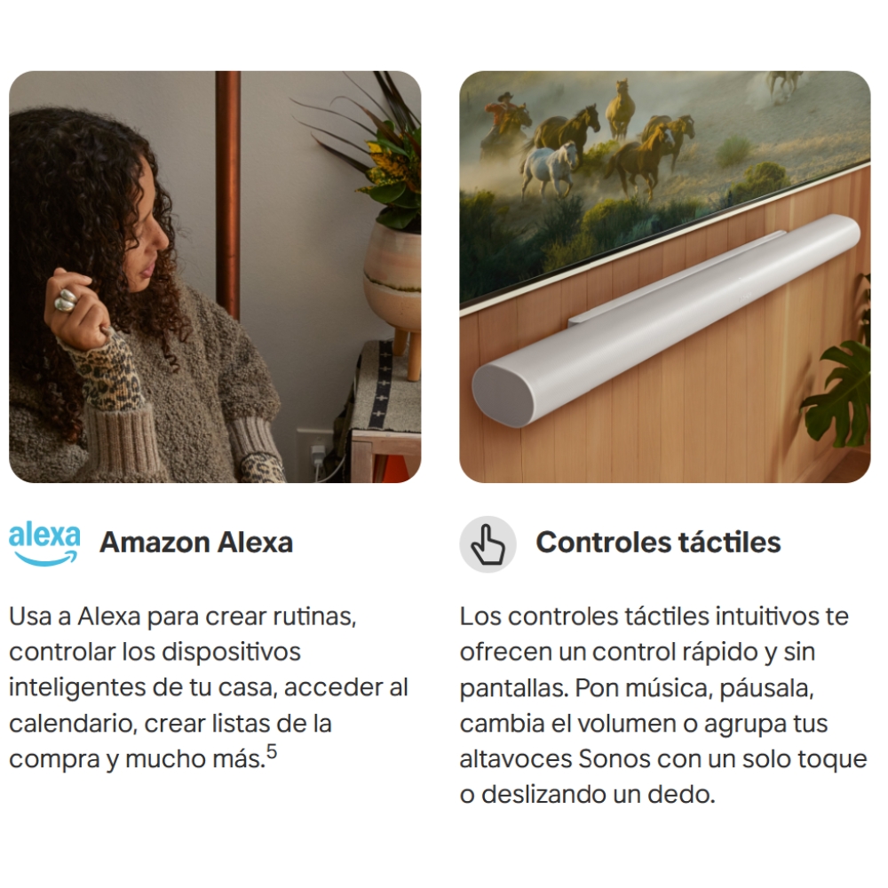 BARRA DE SONIDO SOUNDBAR SONOS ARC ULTRA WIFI NEGRO - 8