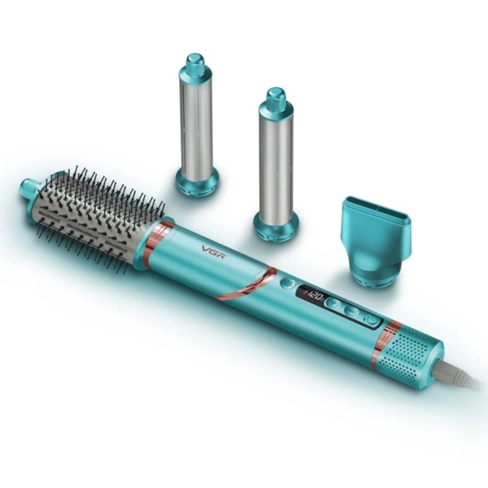 CEPILLO VOLUMINIZADOR VGR 4 EN 1 V-474 CELESTE - 1