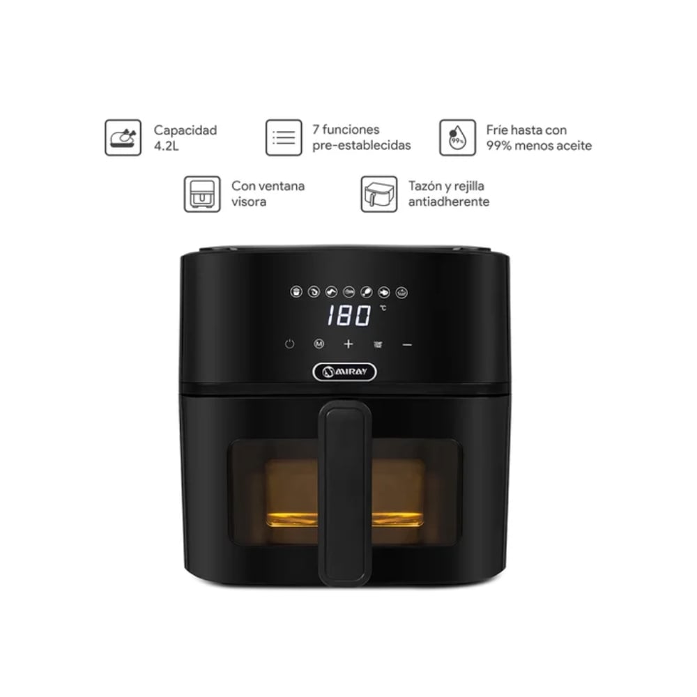 OLLA FREIDORA DE AIRE MIRAY PANEL DIGITAL OFM-113 4.2 LITROS - 3