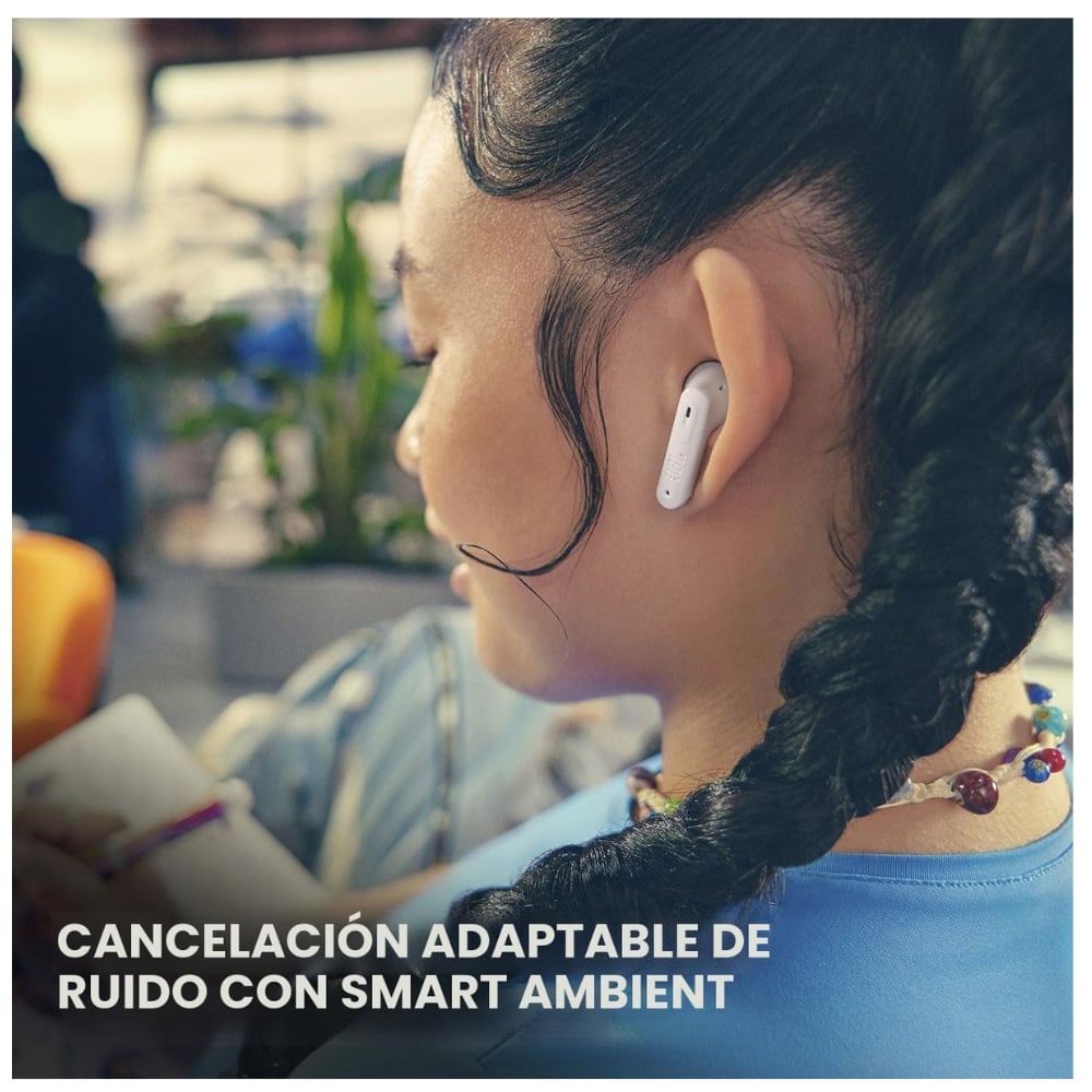 AUDÍFONO JBL TUNE FLEX 2 CANCELACIÓN DE RUIDO 48 HORAS IP68 TURQUEZA - 6