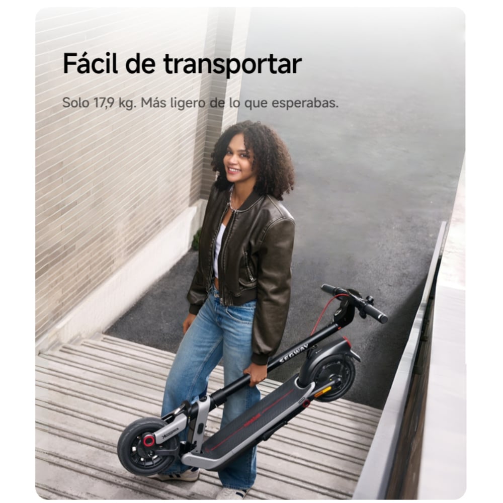 SCOOTER ELECTRICO SEGWAY E3 PRO 10' HASTA 55KM CON IPX5 - 7