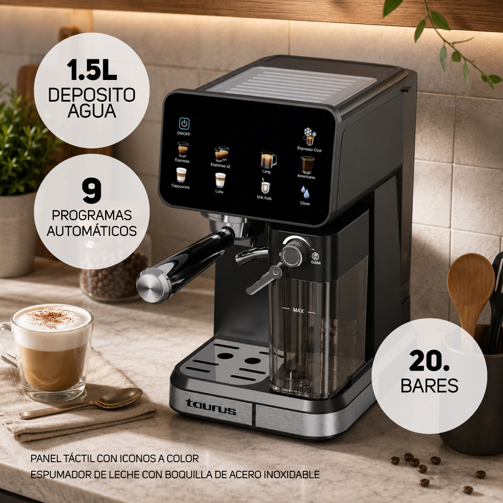 CAFETERA TAURUS ESPRESSO RAPIDO 800 - 4