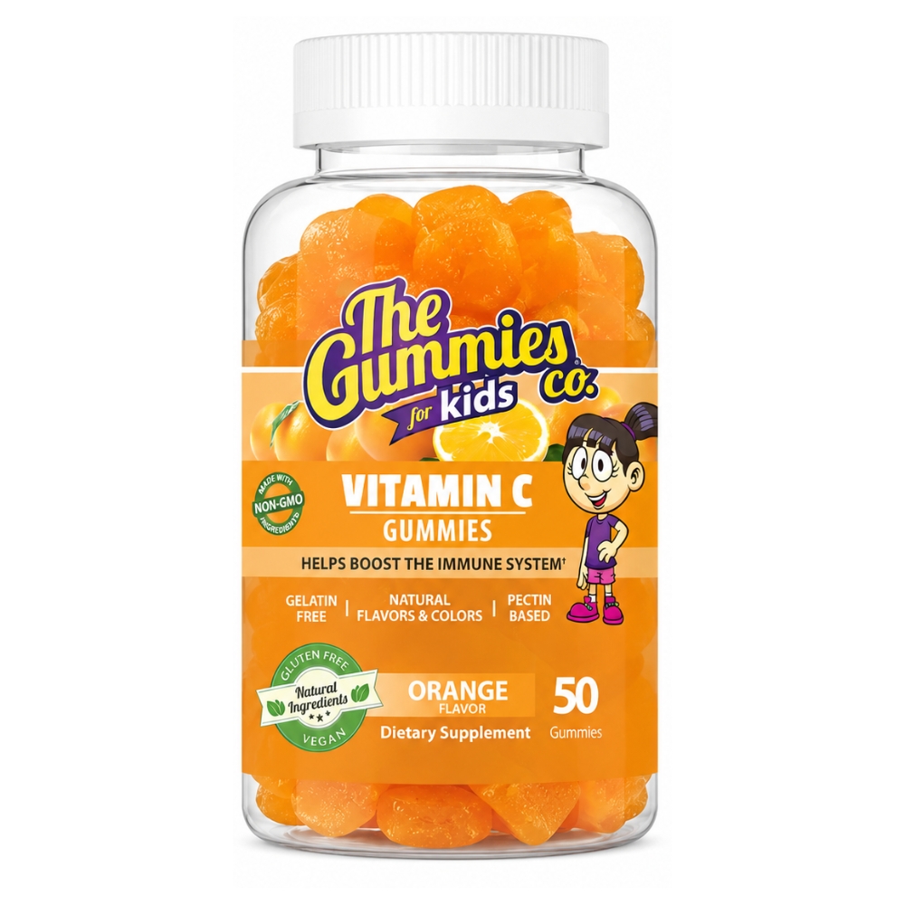 COMBO THE GUMMIES CO. PARA NIÑOS OMEGA 3 60 GOMITAS NARANJA + VITAMINA C 50 GOMITAS NARANJA - 2