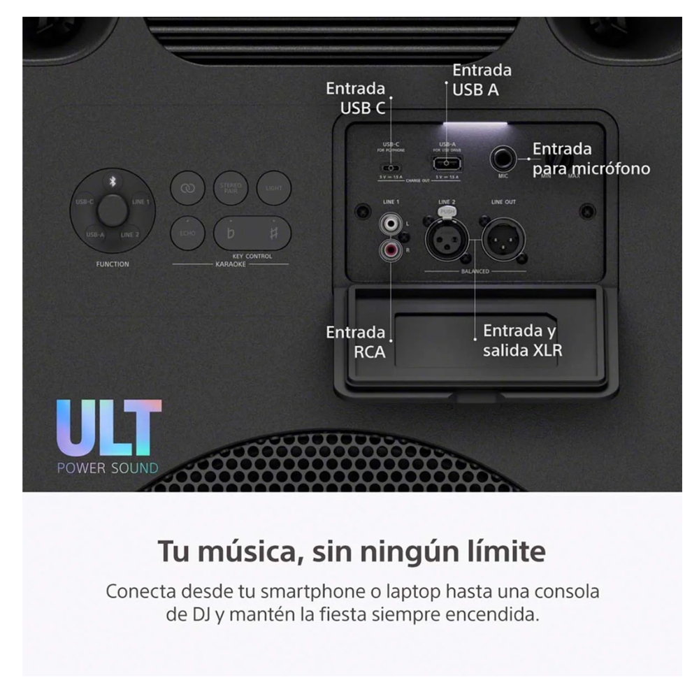 SONY PARLANTE INALÁMBRICO 2150W ULT TOWER MAX SRSULT3000/ZLA9 - 6