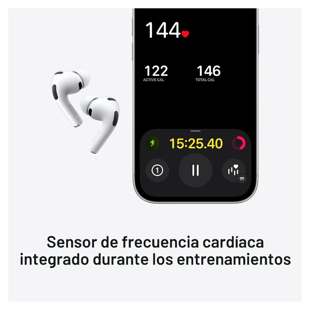 APPLE AIRPODS PRO 3 BLANCO CON CANCELACIÓN DE RUIDO - 3