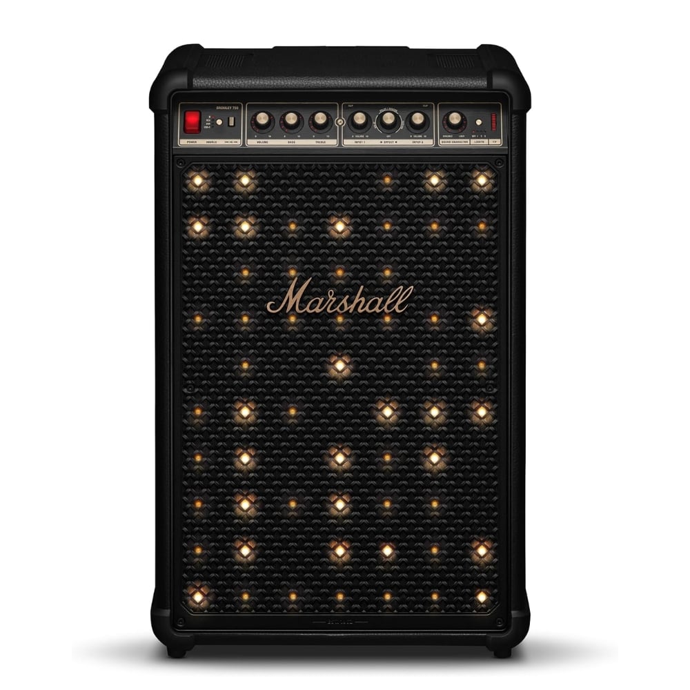 PARLANTE MARSHALL BROMLEY 750 NEGRO 40 HORAS 500W CON LUCES Y RUEDAS - 1