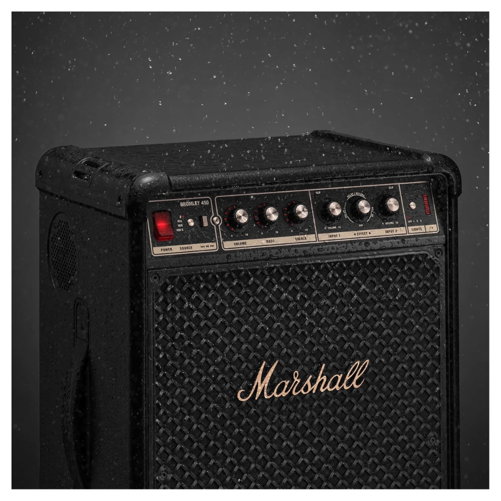 PARLANTE MARSHALL BROMLEY 450 NEGRO 40 HORAS 400W CON LUCES Y ASA - 8