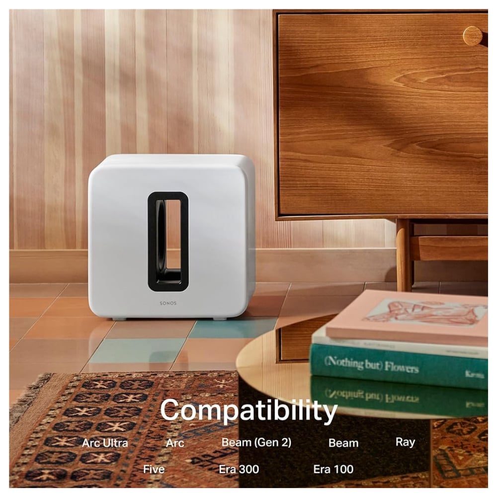 SONOS SUB 4 BLANCO - SUBWOOFER INALÁMBRICO - 3
