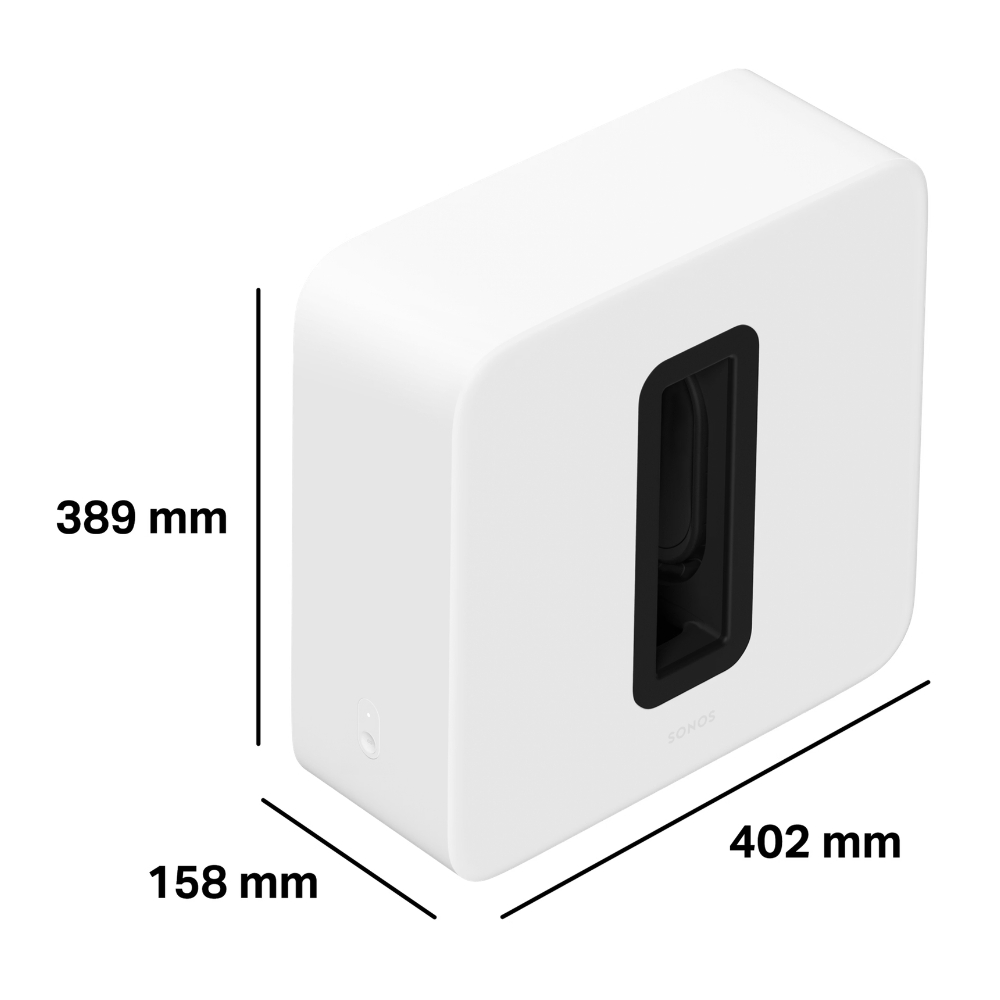 SONOS SUB 4 BLANCO - SUBWOOFER INALÁMBRICO - 6