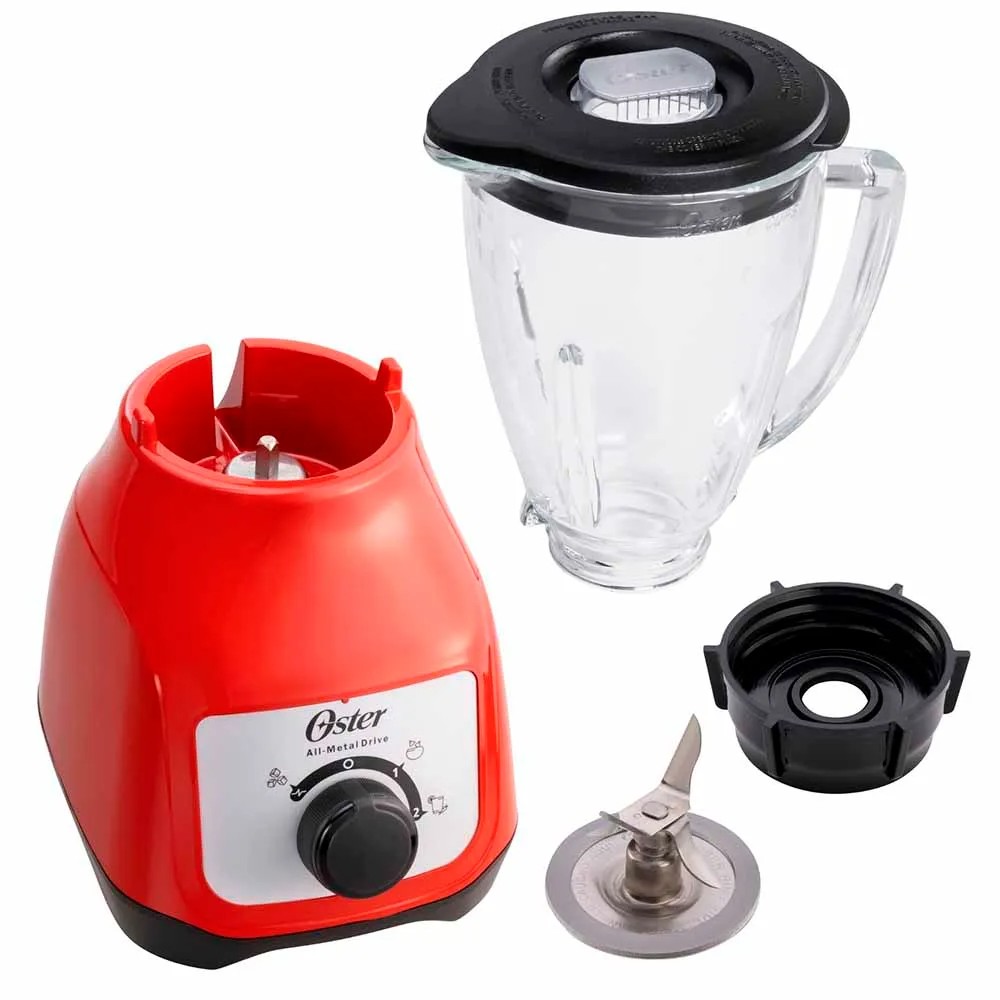 LICUADORA OSTER 1,5 LTS VASO DE VIDRIO Y CONTROL PERILLA BLSTKAGRRD - 3