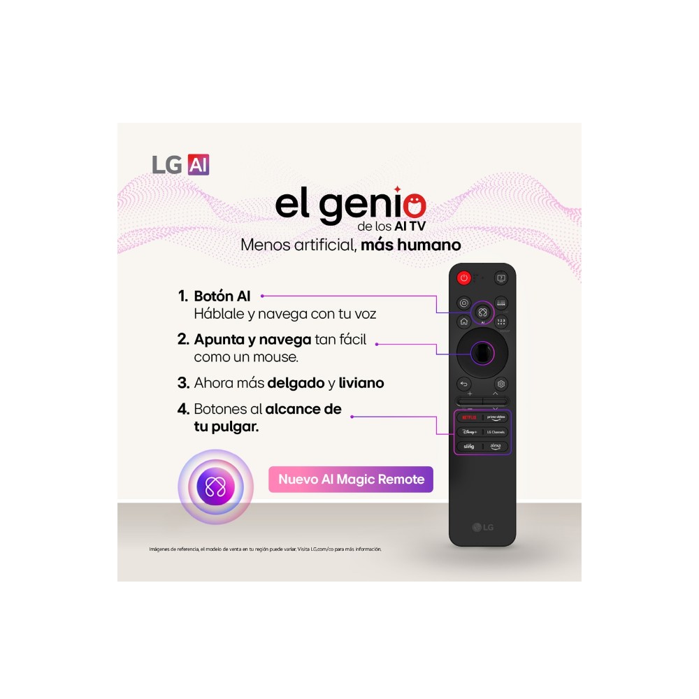 CONTROL REMOTO MAGIC LG AI MR25GA - 2025 - 6
