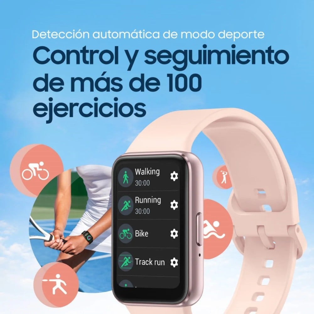 SMARTWATCH GALAXY FIT3 - PINK GOLD - 7