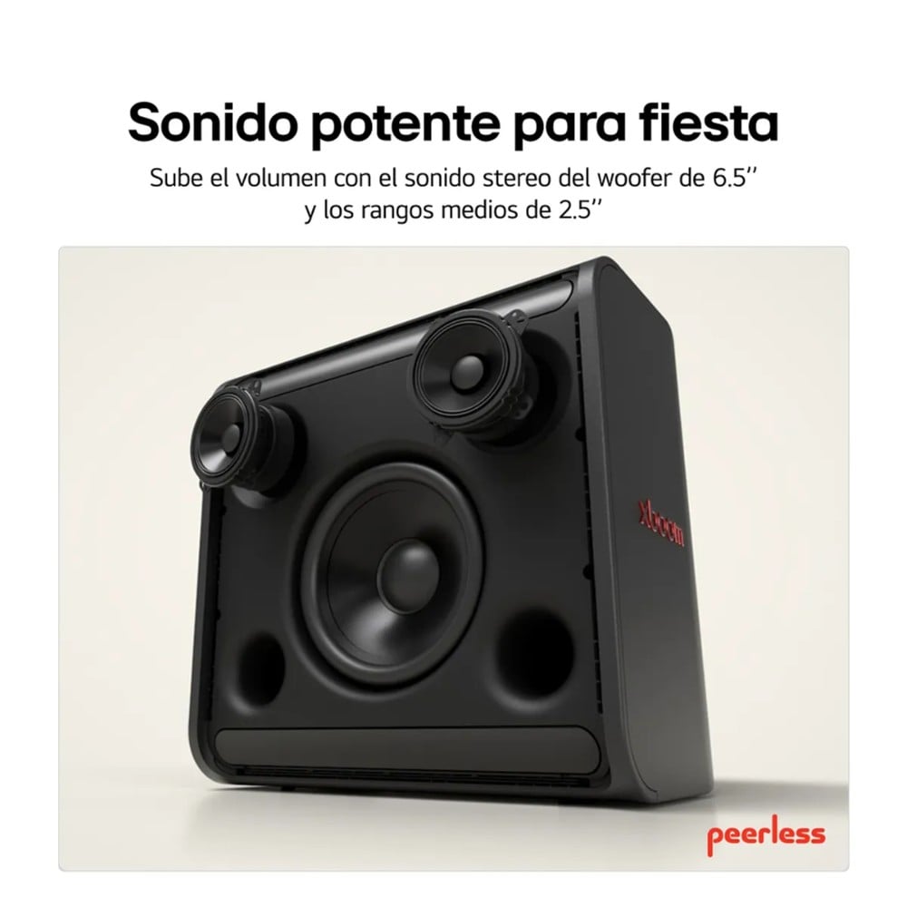 PARLANTE BLUETOOTH LG XBOOM STAGE 301 - 120W IPX4 (2025) - 4