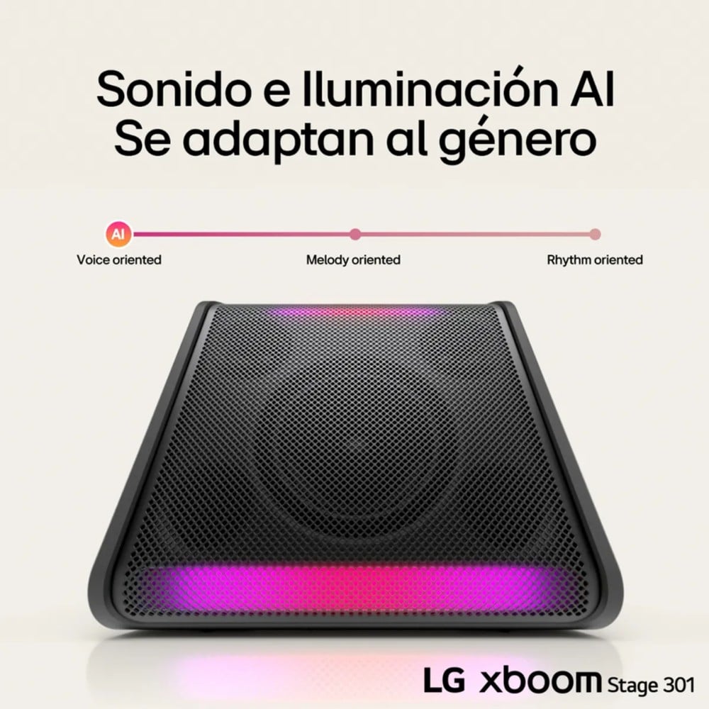 PARLANTE BLUETOOTH LG XBOOM STAGE 301 - 120W IPX4 (2025) - 5