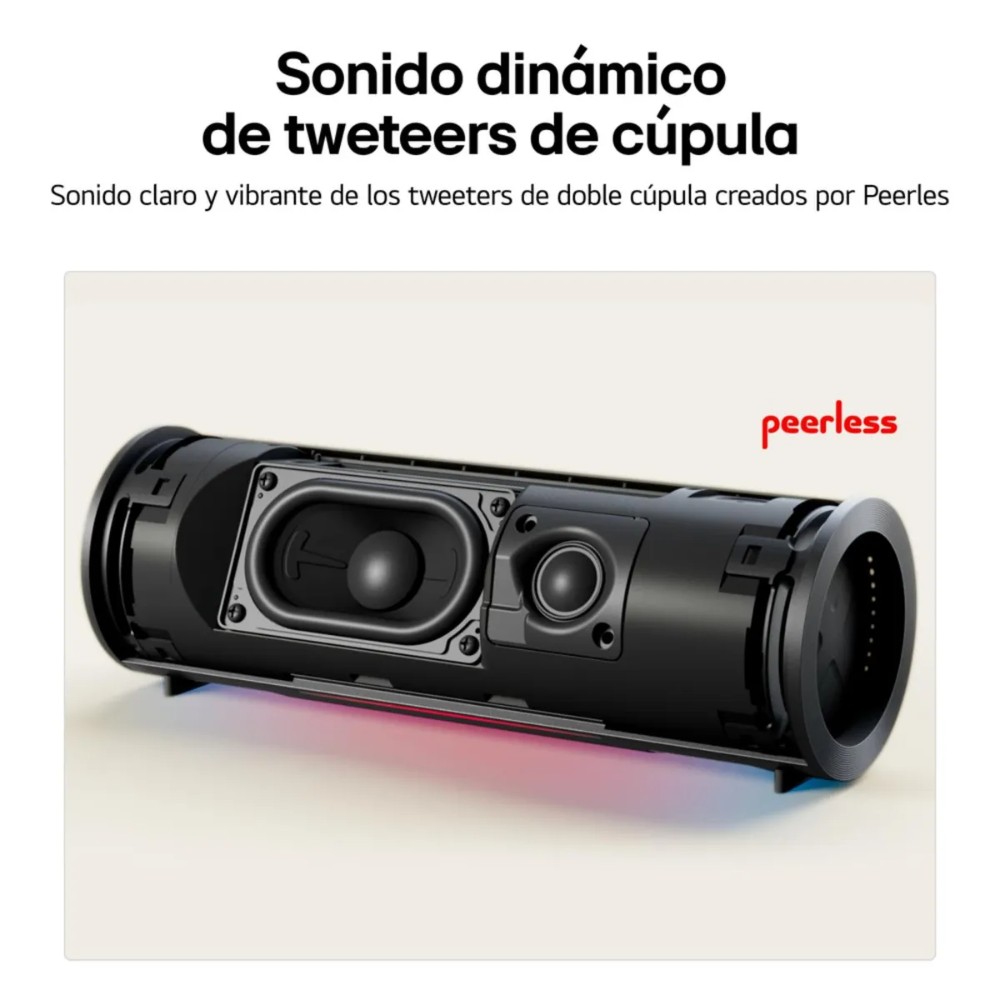 PARLANTE BLUETOOTH LG XBOOM GRAB 30W CERTIFICACIÓN MILITAR IP67 - NEGRO - 6