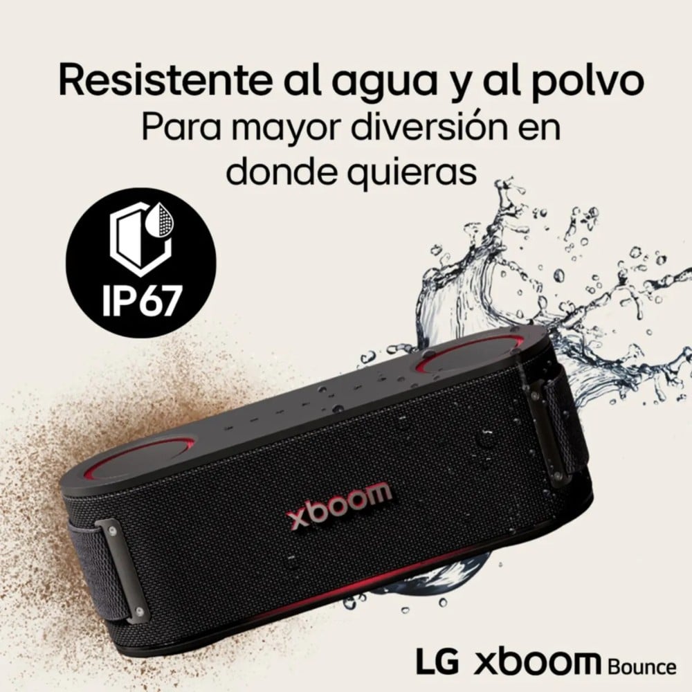 PARLANTE BLUETOOTH LG XBOOM BOUNCE 40W CERTIFICIÓN MILITAR IP67 - 6