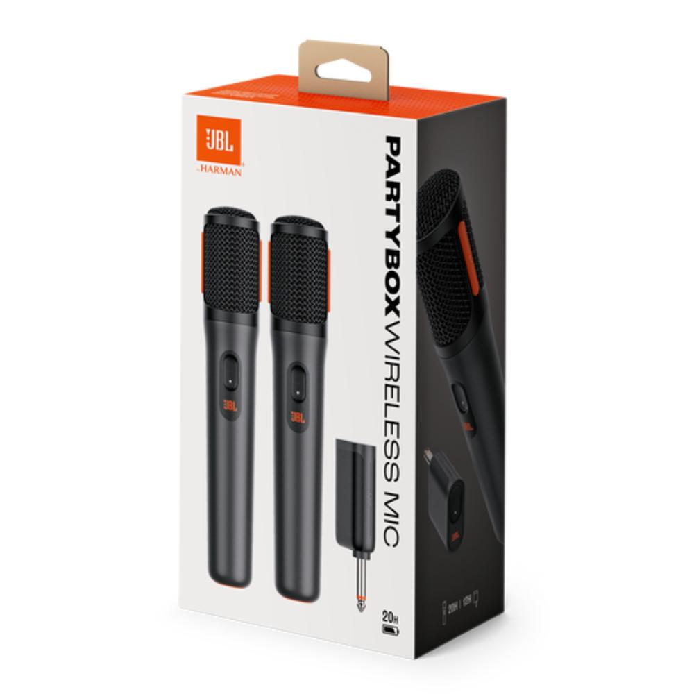 PACK 2 MICRÓFONOS JBL WIRELESSMIC PARTYBOX ACC - BLACK - 8
